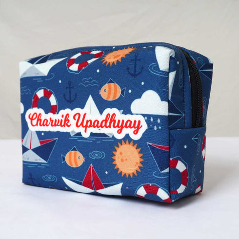 Personalised Fish Printed Kids Box Pouch